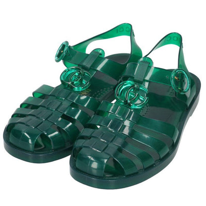 Gucci 676971 GG Logo Rubber Gluka Sandal Men's 7