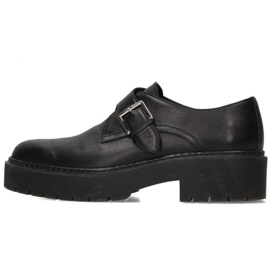 Hermes Br232935zh Monk Strap Leather Shoes Men's 42