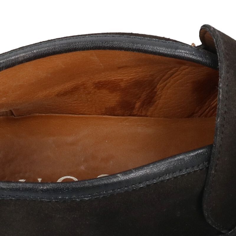 Gucci 0067 114 Horsebit Suede Ankle Shoes Men's 6 1 2d