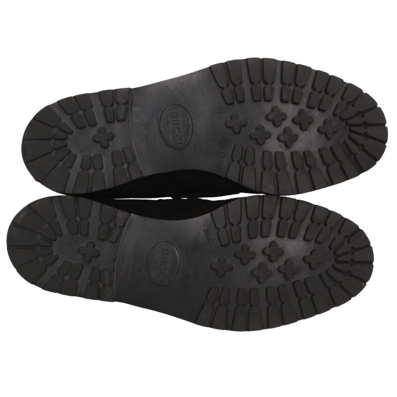 Gucci 0067 114 Horsebit Suede Ankle Shoes Men's 6 1 2d