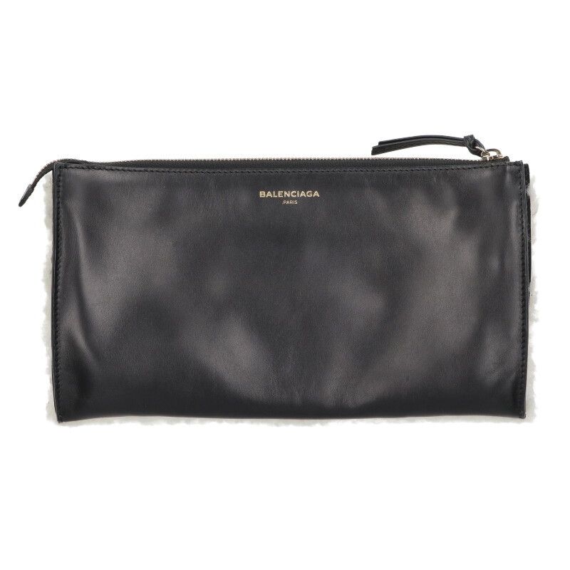 Balenciaga 347238 Calfskin Mouton Clutch Bag for Men