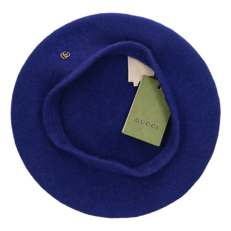 Gucci 714343 4harz Wool Beret Hat Men's M