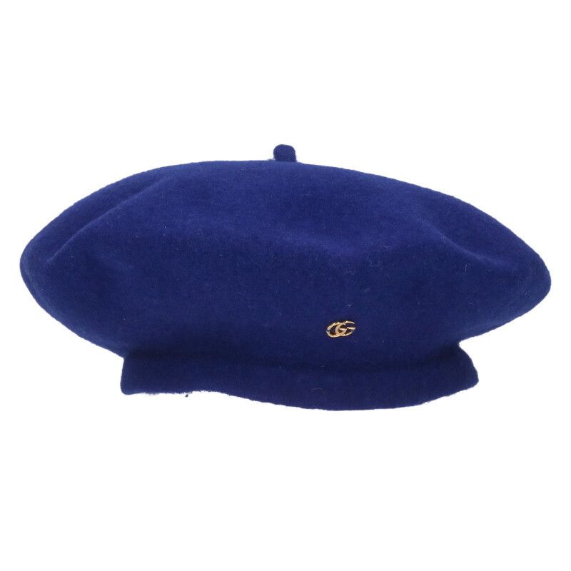 Gucci 714343 4harz Wool Beret Hat Men's M
