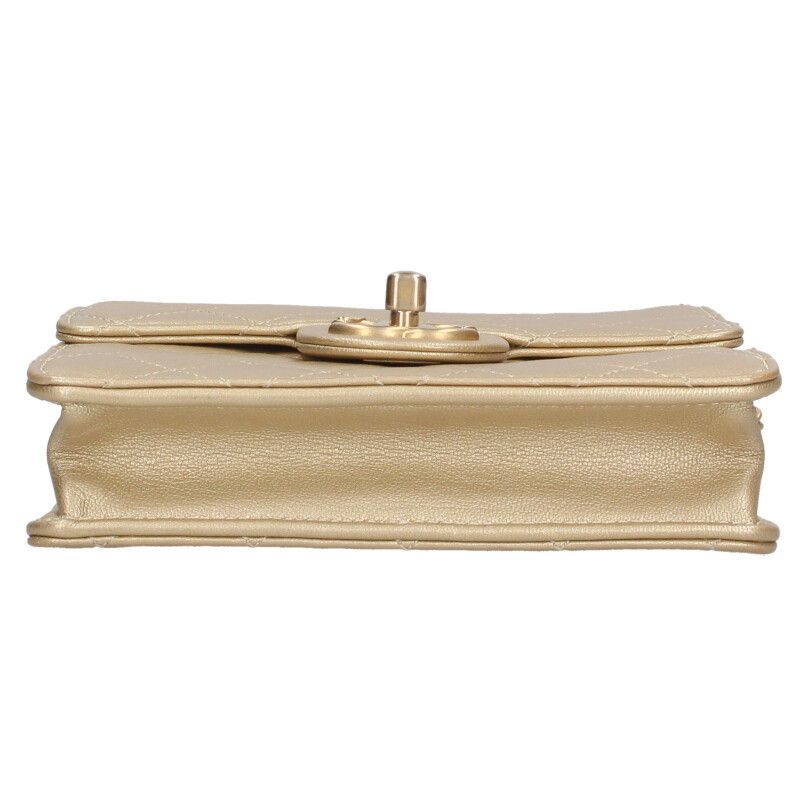 Chanel Matelasse Clear Pearl Goatskin Chain Shoulder Bag Women