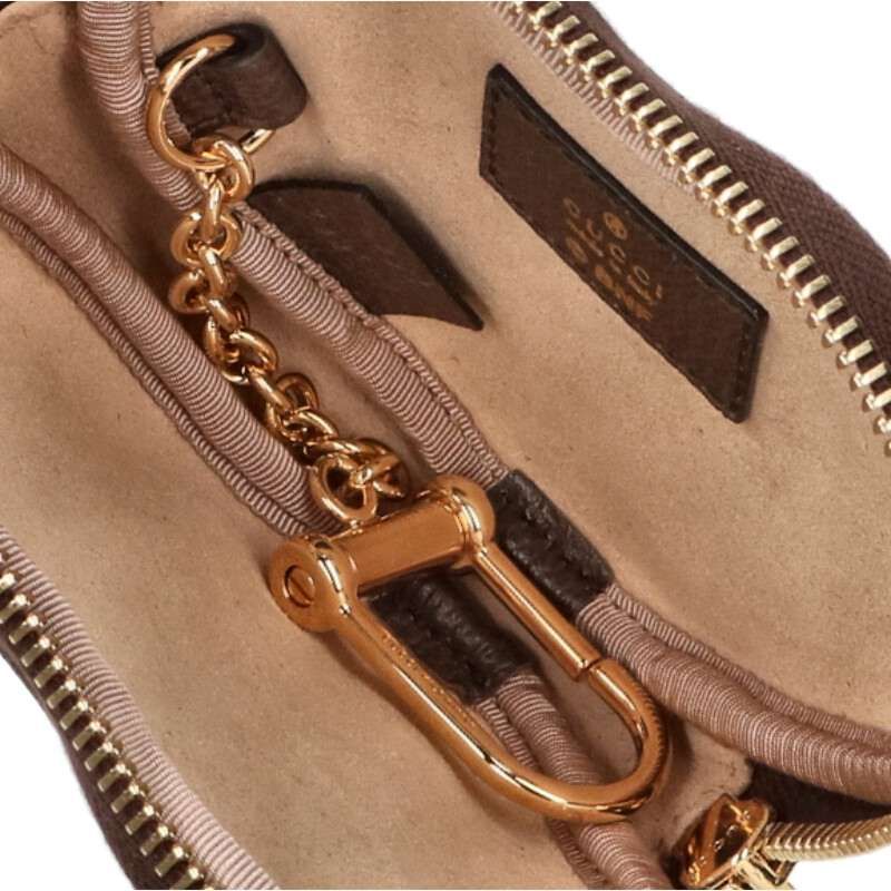 Gucci 701062 Character Print Heart Shape Coin Case Women