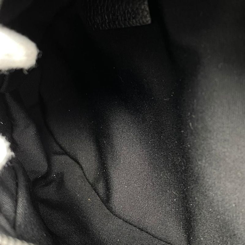 Christian Dior Body Bag Scarab Oblique Jacquard Logo Navy Beige Silver Hardware