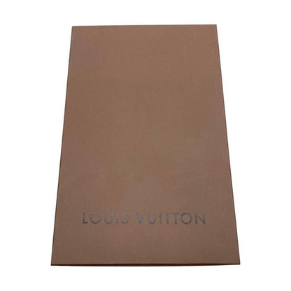 Louis Vuitton Scarf Echarpe Jeram 400788 Cashmere LV Logo Navy Blue Louis