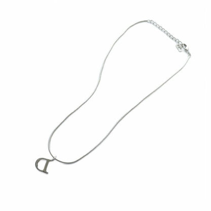 Dior Necklace Accessories Pendant CD Logo Snake Chain Silver Color - Gy19 Mq