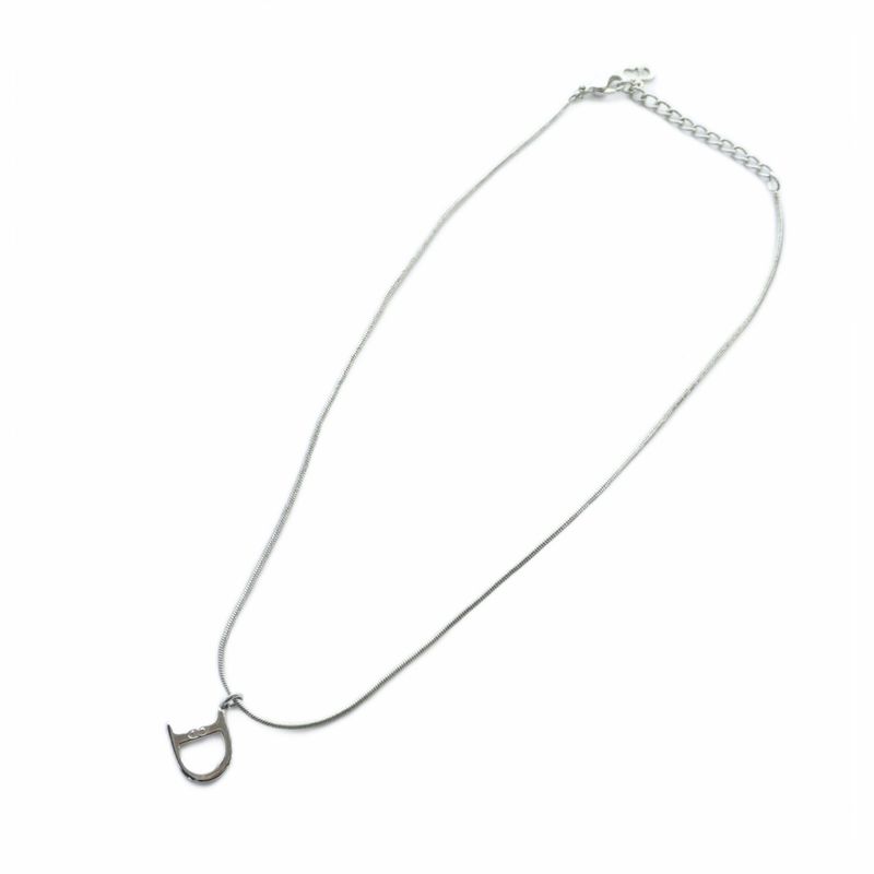 Dior Necklace Accessories Pendant CD Logo Snake Chain Silver Color - Gy19 Mq