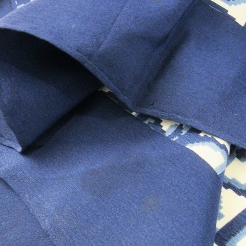 Christian Dior Scarf Silk Square Trotter Logo All Over Navy Blue Navy Ck4 - Gy18