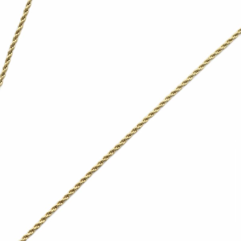 Christian Dior Necklace Accessories Pendant Logo Rhinestone Gold Color - Gy18