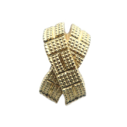 Christian Dior Earring One Ear Only Accessory Clip on Logo Gold Color - Gy18 Mq