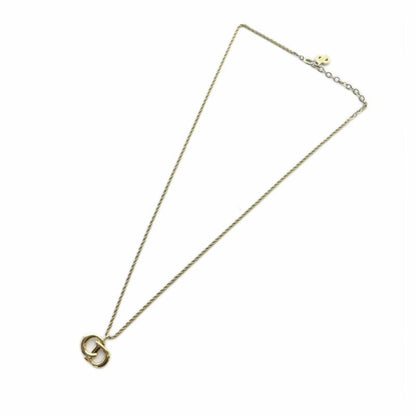 Christian Dior Necklace Accessories Pendant Logo Gold Color - Gy18 Mq - OH
