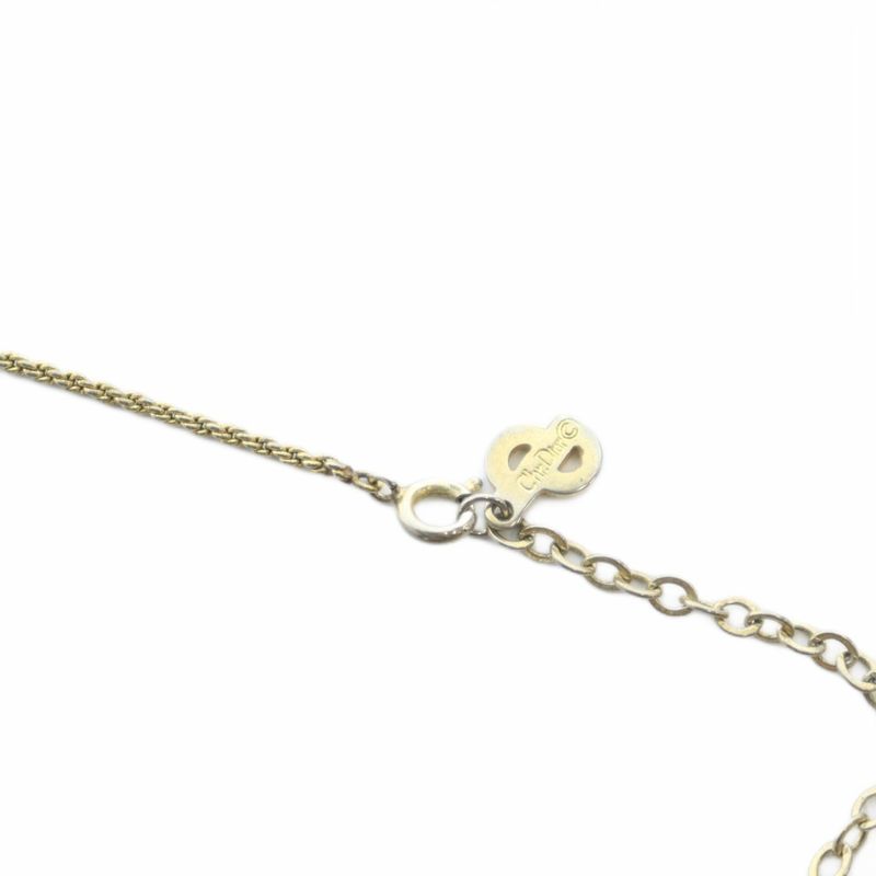 Christian Dior Necklace Accessories Pendant Logo Gold Color - Gy18 Mq - OH