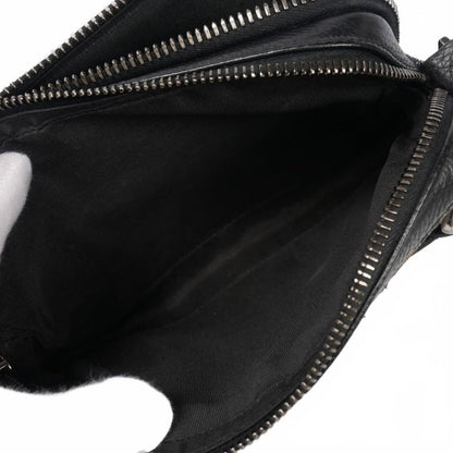 Christian Dior Oblique Jacquard Shoulder Bag Zip Pouch Beige Black 20bbc119yse_h