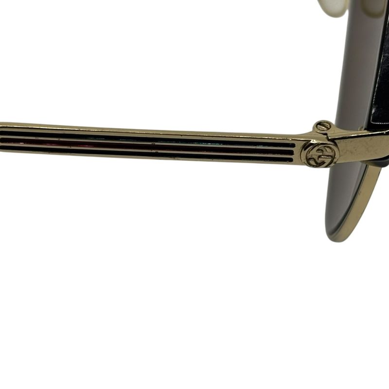 Gucci Teardrop Sunglass Es Teardrop Sunglass Es in Dark Brown 288sa 002