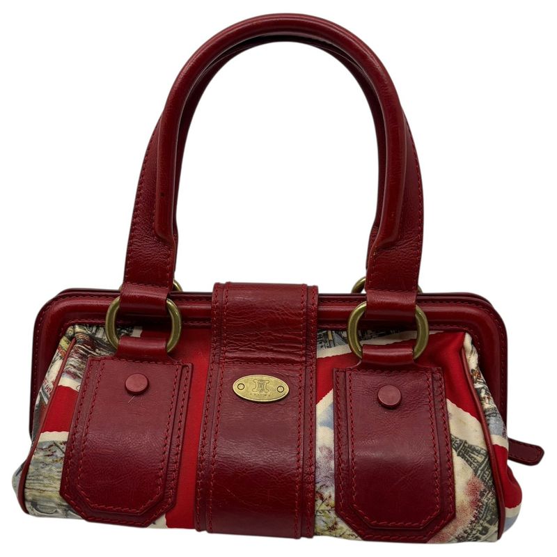 Celine Vintage Paris Limited Edition Ella Frame Hand Bag Vintage Paris Limited