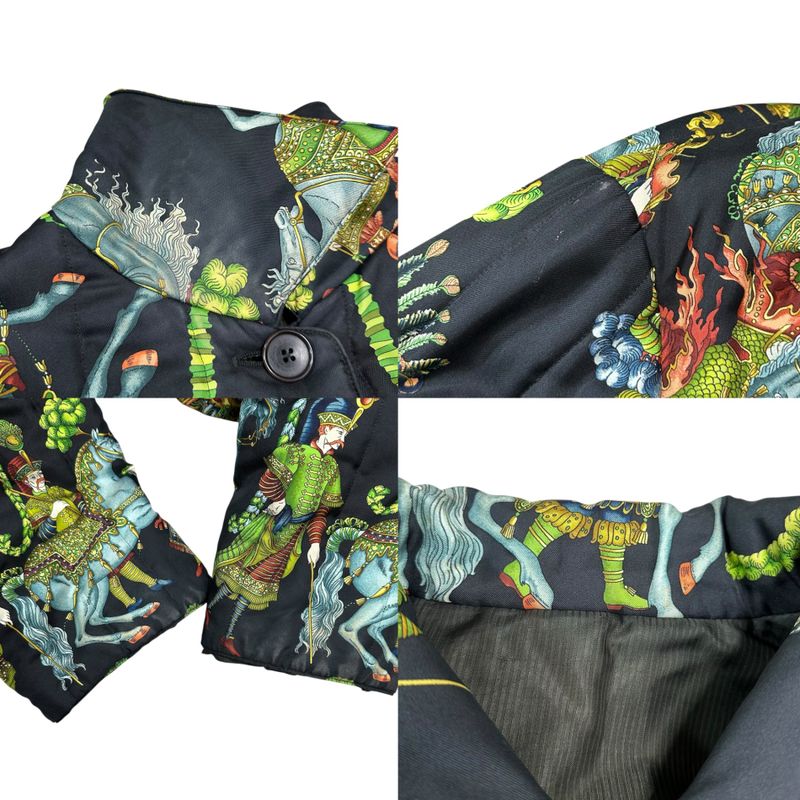 Hermes 90's Vintage Les Fetes du Roi Soleil 90's Vintage Celebration of the Sun