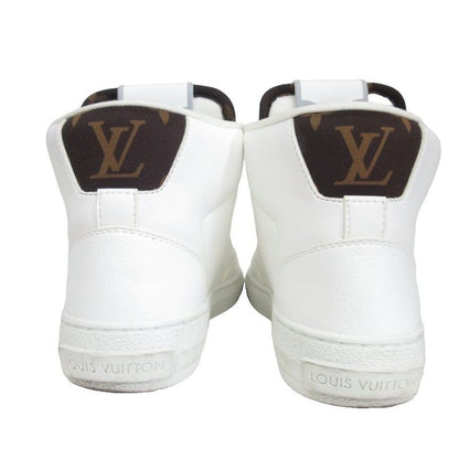 Louis Vuitton Charlie Line Leather X Monogram Sneakers High Cut LV Logo 34