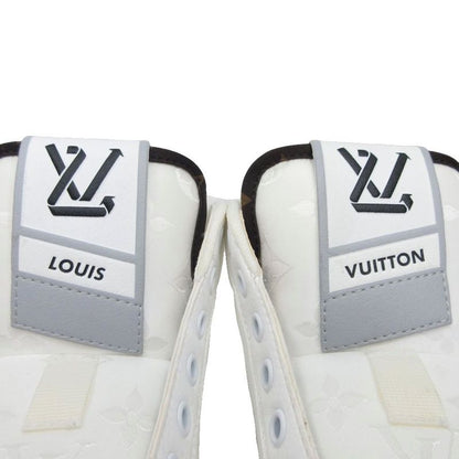 Louis Vuitton Charlie Line Leather X Monogram Sneakers High Cut LV Logo 34
