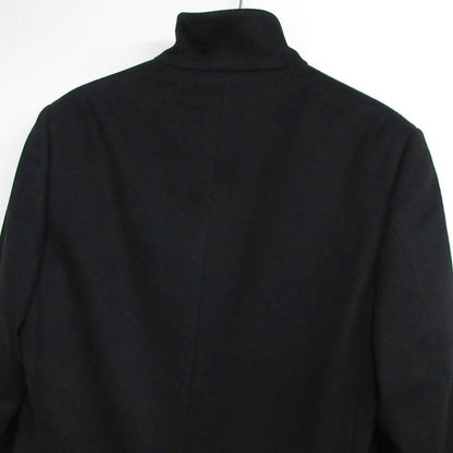 Gucci Wool Melton Stand Collar Coat 46 Black - Mnk3