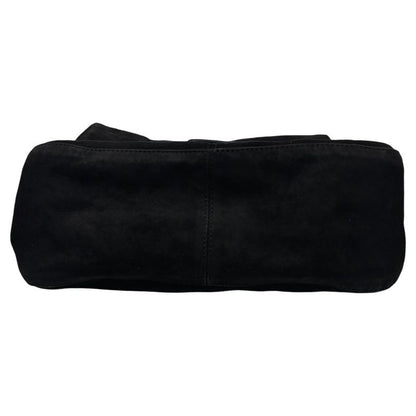 Fendi Vintage Red Glitter Finish Suede Mamma Baguette Vintage Red Glitter