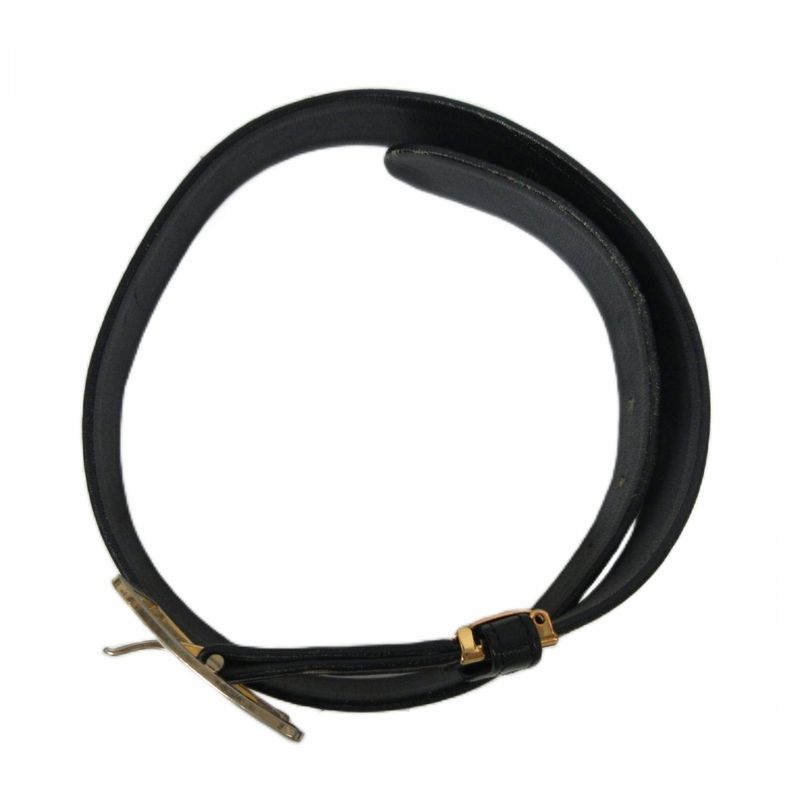 Christian Dior Trotter Belt Total Jacquard Canvas and Leather Black Beige Ibo86