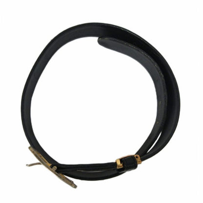 Christian Dior Trotter Belt Total Jacquard Canvas and Leather Black Beige Ibo86