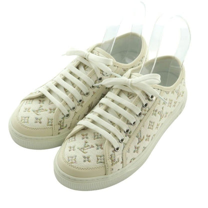 Louis Vuitton 25 Years LV Lagoon Sneakers Shoes Lame Thread 39 25.0cm (9.84in)