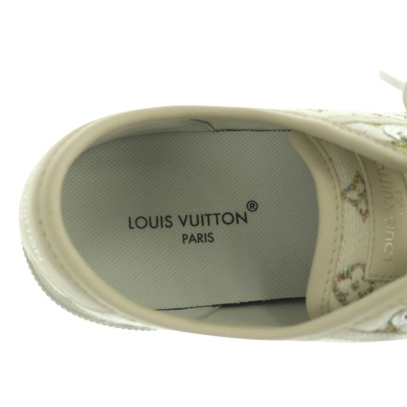 Louis Vuitton 25 Years LV Lagoon Sneakers Shoes Lame Thread 39 25.0cm (9.84in)