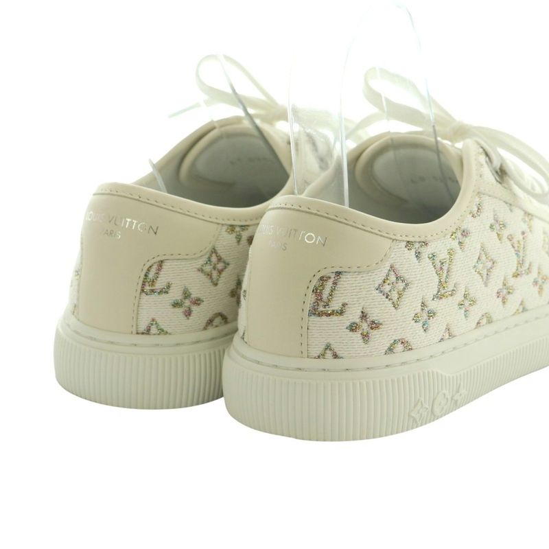 Louis Vuitton 25 Years LV Lagoon Sneakers Shoes Lame Thread 39 25.0cm (9.84in)