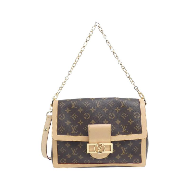 Louis Vuitton Monogram Dauphine Soft GM M47149 Shoulder Bag