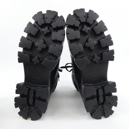 Prada 2ue007 Triangle Logo Boots with Monolithic Pouch