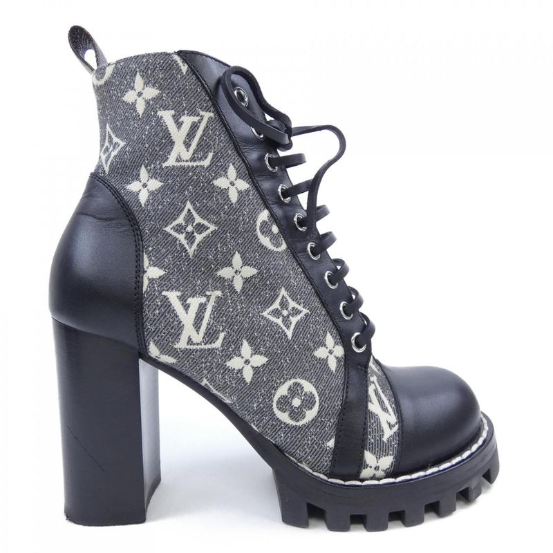 Louis Vuitton Monogram Denim Star Trail Line Boots