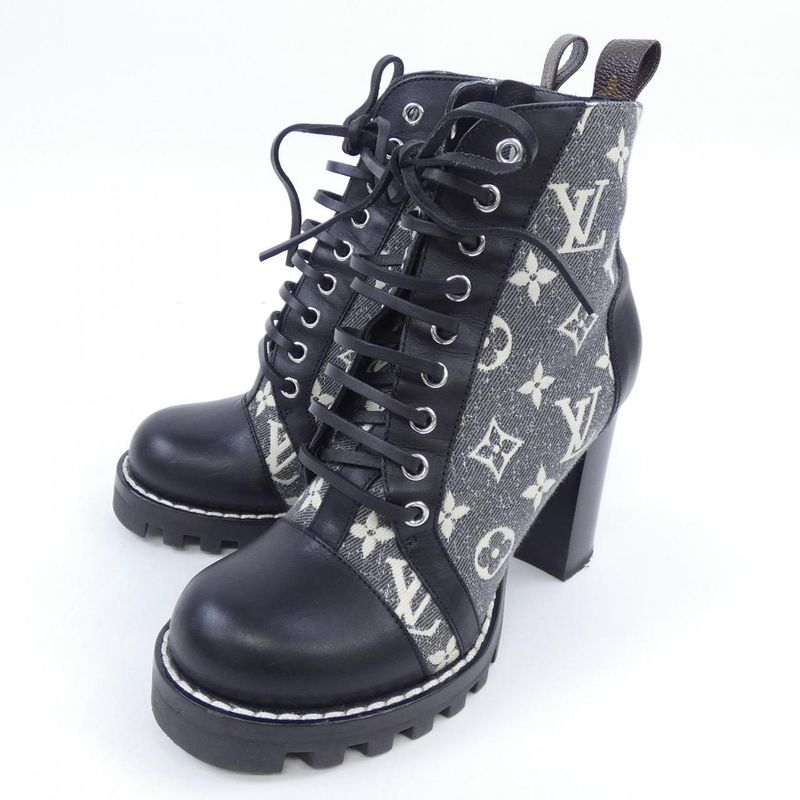Louis Vuitton Monogram Denim Star Trail Line Boots