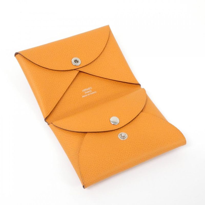 Hermes Calvi Duo 083035ck Coin Case