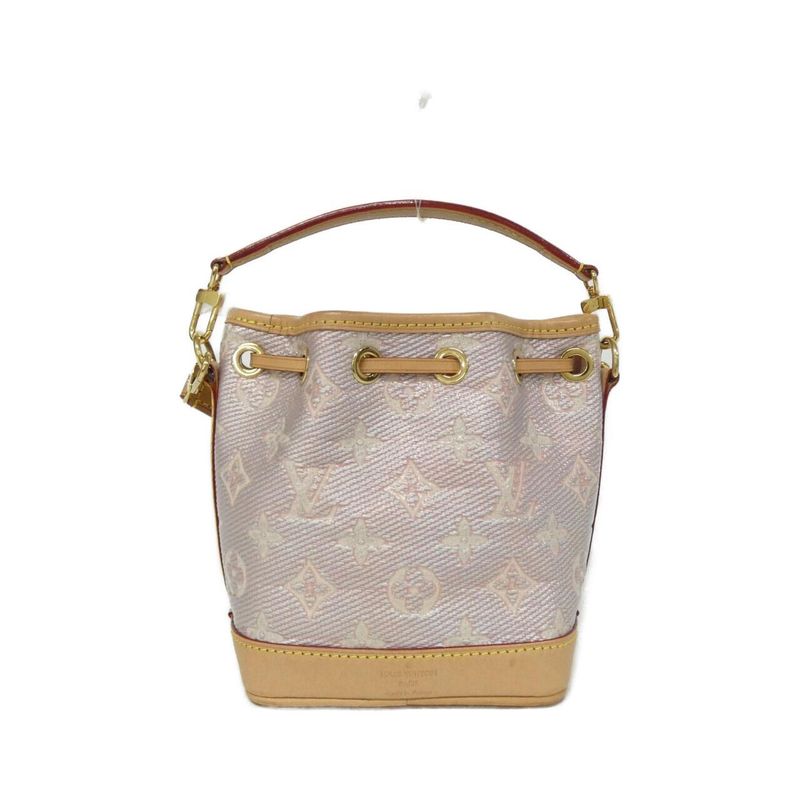 Louis Vuitton Monogram Laminated Jacquard Nano Noe 2023pf M82427 Shoulder Bag