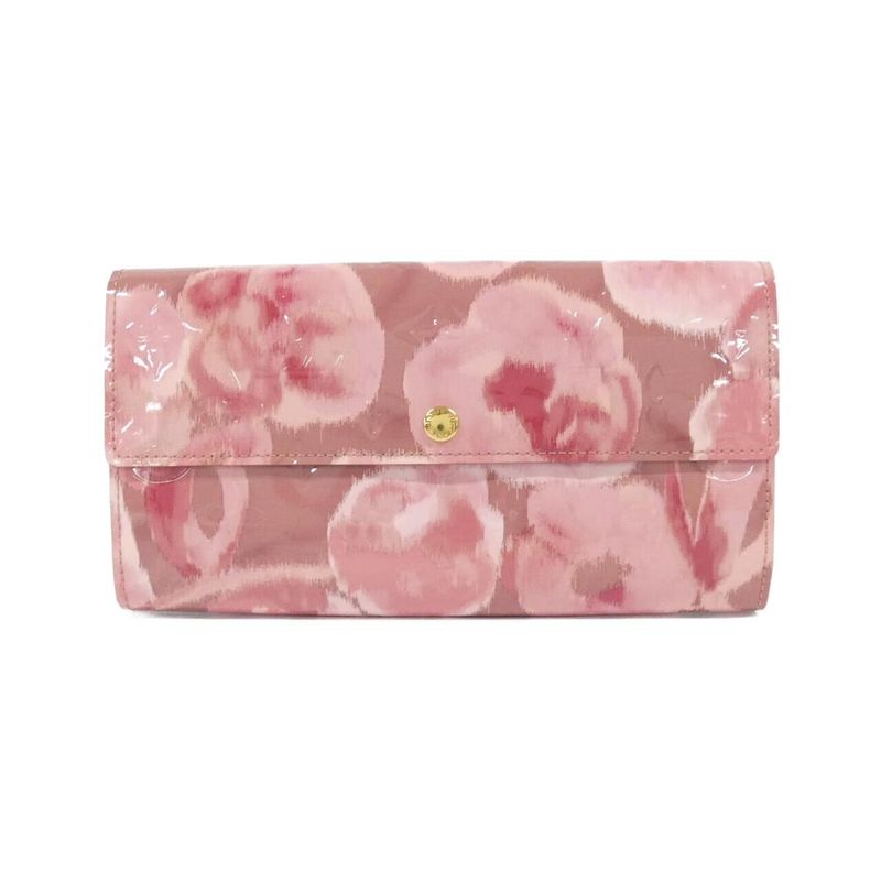 Louis Vuitton Monogram Vernis Flower Ikat Portefeuille Sarah M90023 Wallet