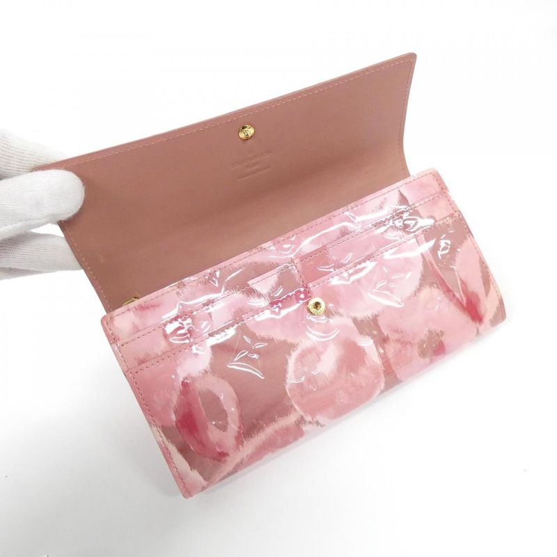 Louis Vuitton Monogram Vernis Flower Ikat Portefeuille Sarah M90023 Wallet