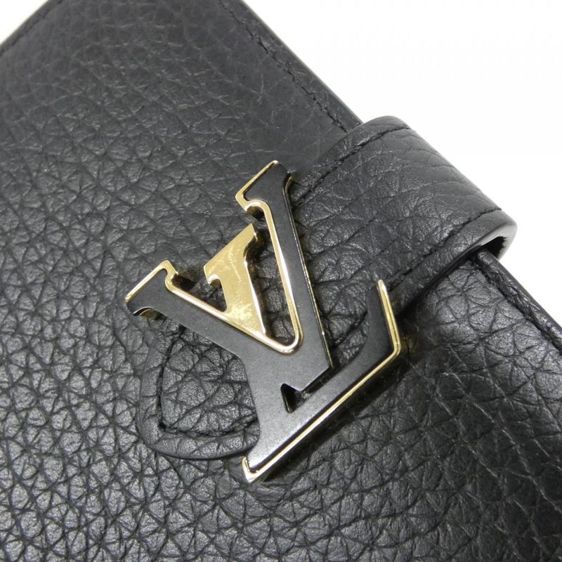 Louis Vuitton Taurillon LV Vertical Cp Wallet M81561 Wallet