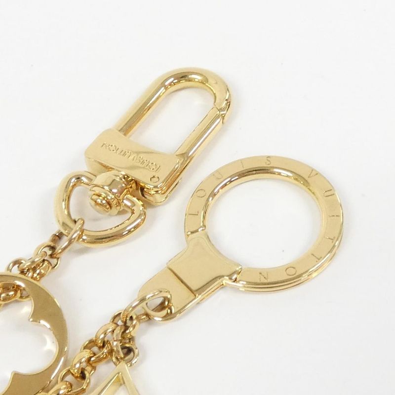 Louis Vuitton Bag Charm Chain Fleur de Monogram M65111 Key Holder