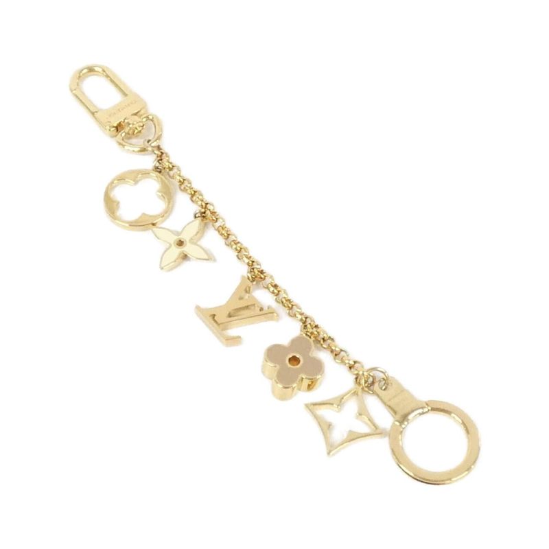 Louis Vuitton Bag Charm Chain Fleur de Monogram M65111 Key Holder
