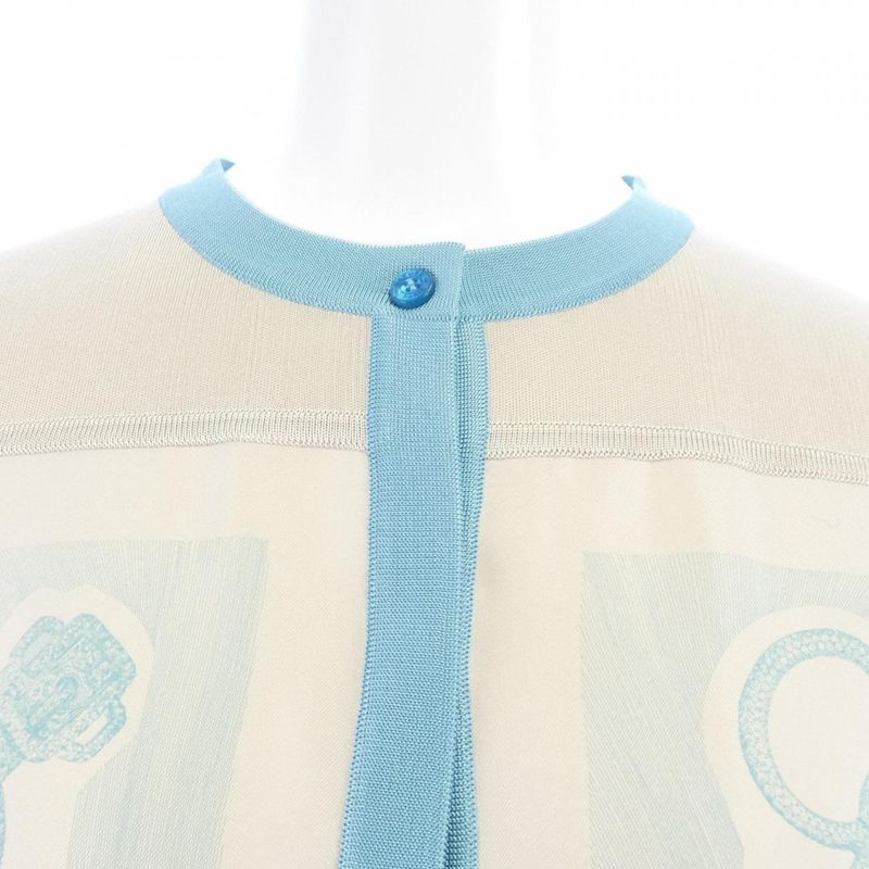 Hermes Parure de Gara 2h2814dz Twill Raine Cardigan