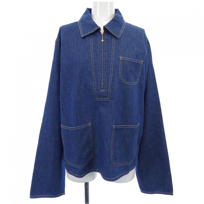 Celine Quater Zip Triomphe Toriomphe Rc0190711 Shirt
