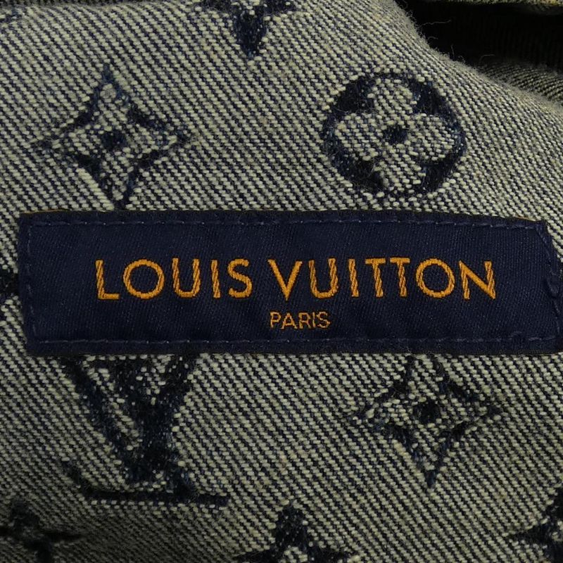Louis Vuitton Giant Damier Wave Monogram Nigo Hja10wuzc Denim Jacket