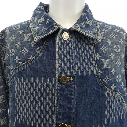 Louis Vuitton Giant Damier Wave Monogram Nigo Hja10wuzc Denim Jacket