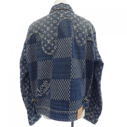 Louis Vuitton Giant Damier Wave Monogram Nigo Hja10wuzc Denim Jacket