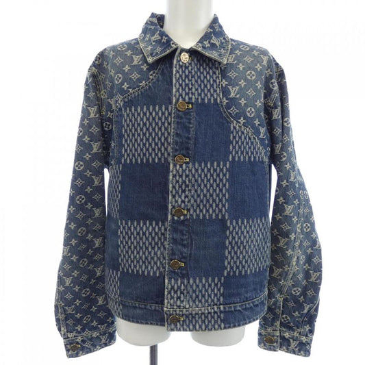 Louis Vuitton Giant Damier Wave Monogram Nigo Hja10wuzc Denim Jacket