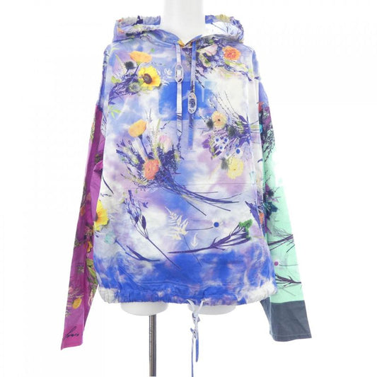 Louis Vuitton Flower Poplin Patchwork Hoodie His79wtxb Parka