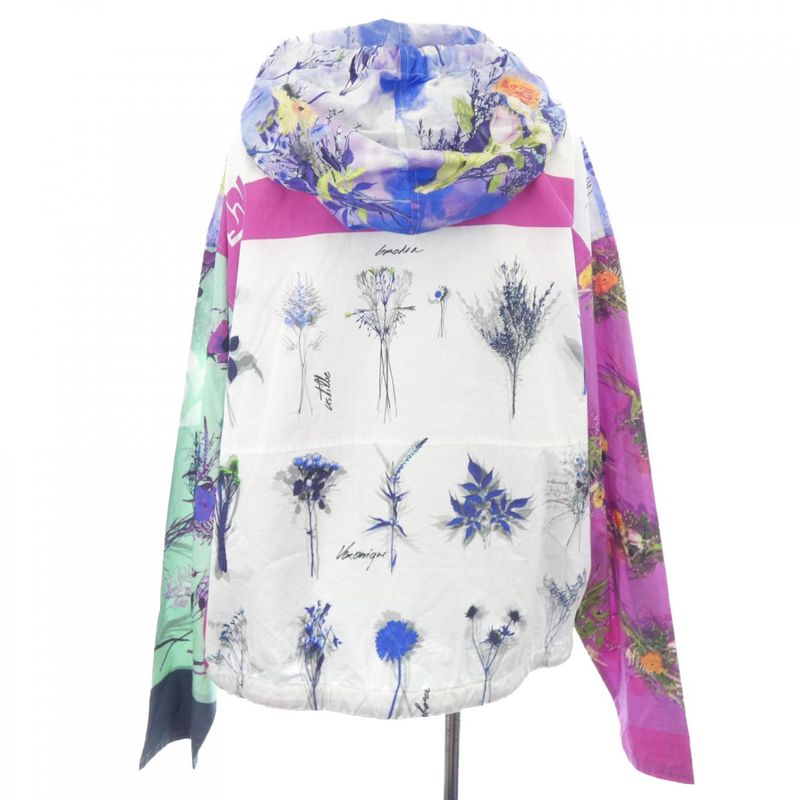 Louis Vuitton Flower Poplin Patchwork Hoodie His79wtxb Parka